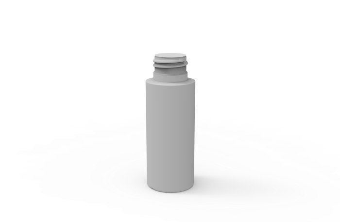 2 oz HDPE Cylinder 24-410